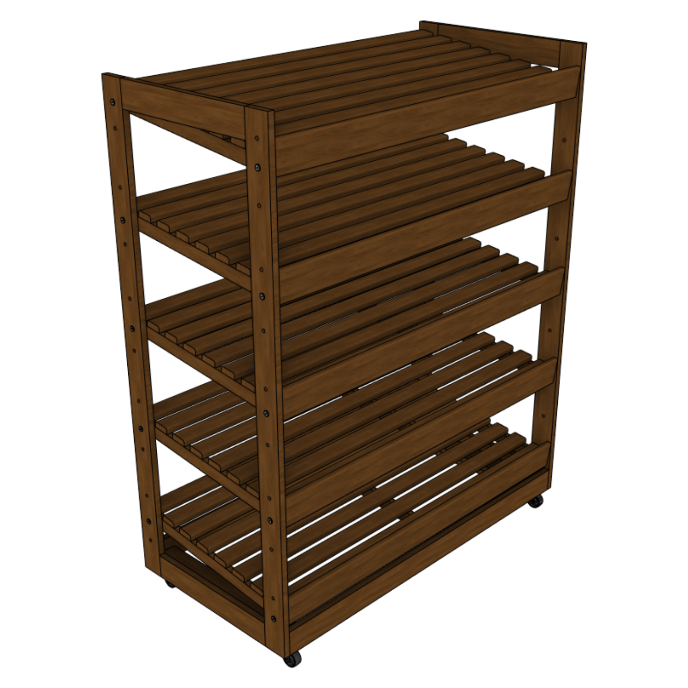 Multi-Shelf Bakery Racks
