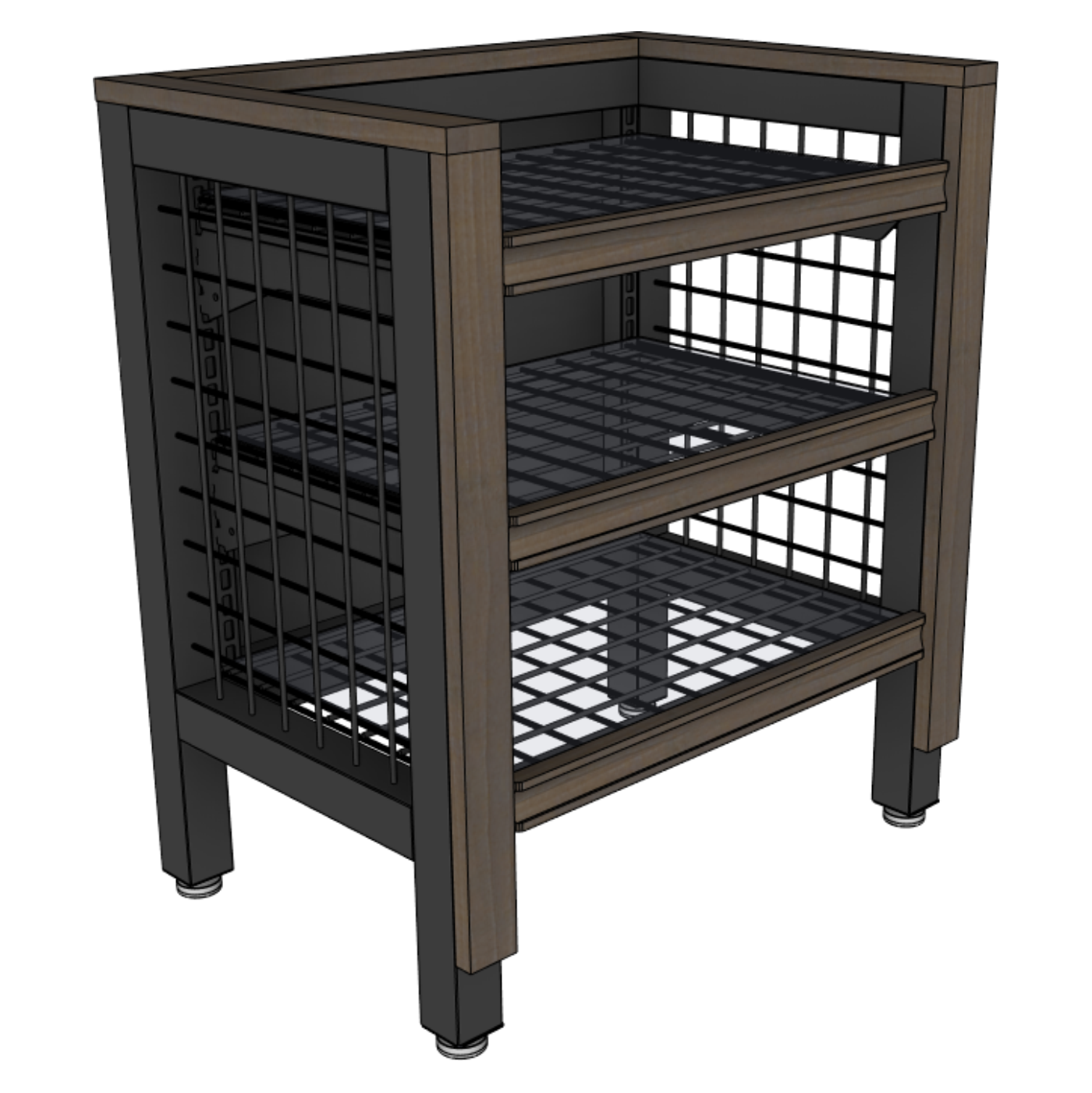 3-Tier Underbunk Merchandiser