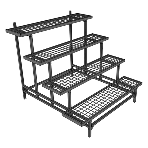 4-Tier Shelving – Straight 4-Tier Shelving – Straight