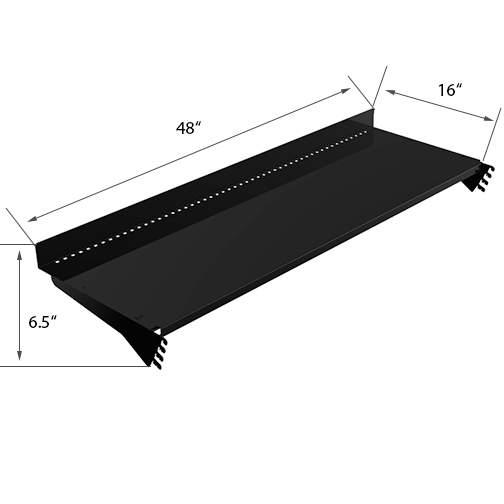 Multi deck shelving | Produce Display | The Marco Company-MDWM-0016 SBCAN