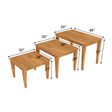 Bakery Display Tables and Racks | The Marco Company-NT-08 OAK