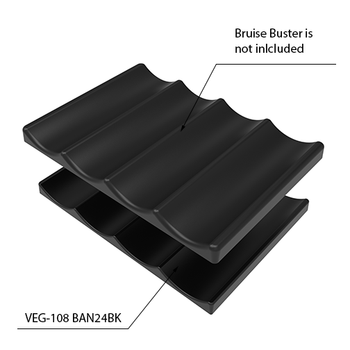 Banana Display Riser | Produce Display | The Marco Company- VEG-108 BAN24BK