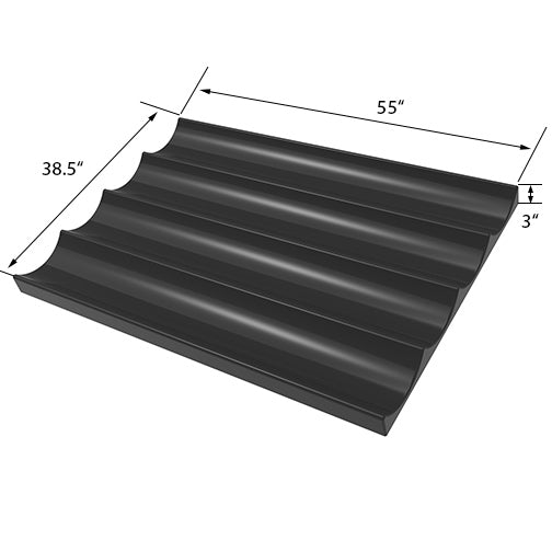 Banana Display Riser | Produce Display | The Marco Company-VSBB-21467 BK