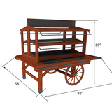 Display Carts | Produce & Bakery Display | The Marco Company-M-CART-001