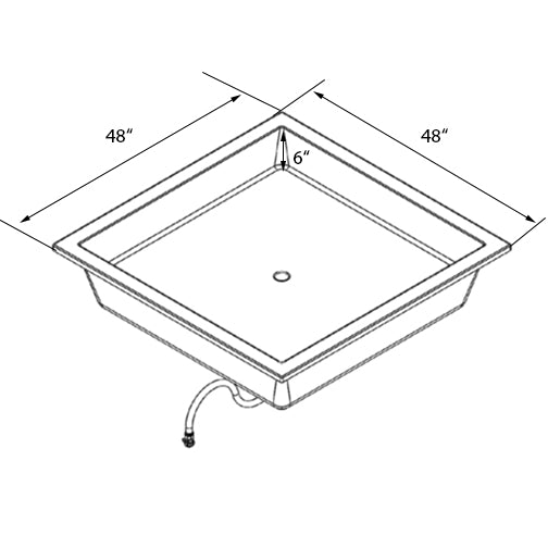 orchard bin liner | Produce Display | The Marco Company-OBLR-48X48