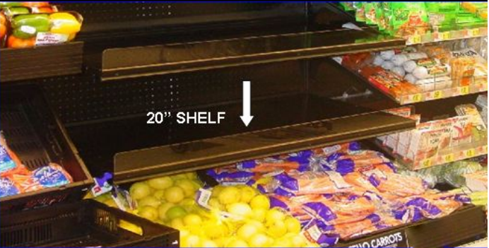 Multi deck shelving | Produce Display | The Marco Company-MDWM-0001 SBCAN