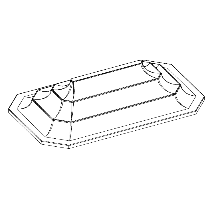 Produce Display Bin Riser | Produce Display | The Marco Company-OCT-4780 BAN