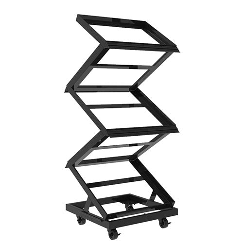 Produce Display Shelving | Retail Display | The Marco Company- ZIG ZAG-007 BK