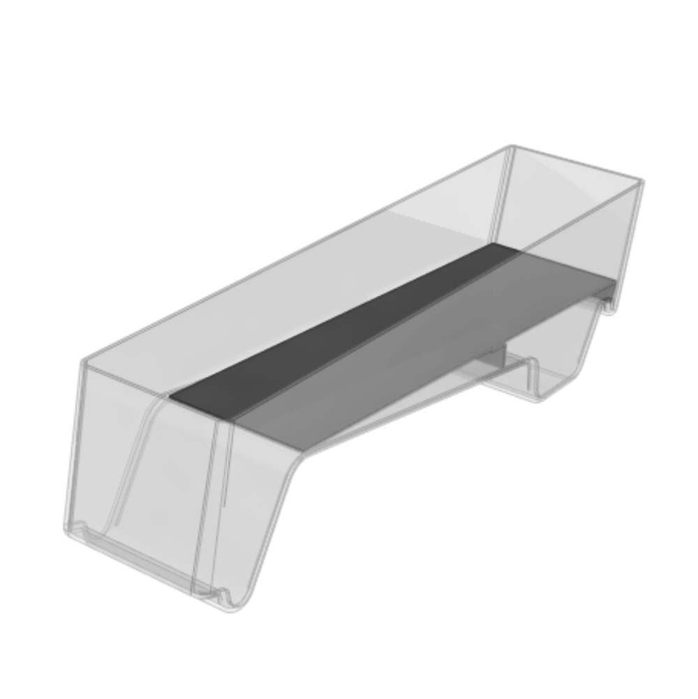 Clear Deli Meat Tray - 6"W X 25"D X 7"H