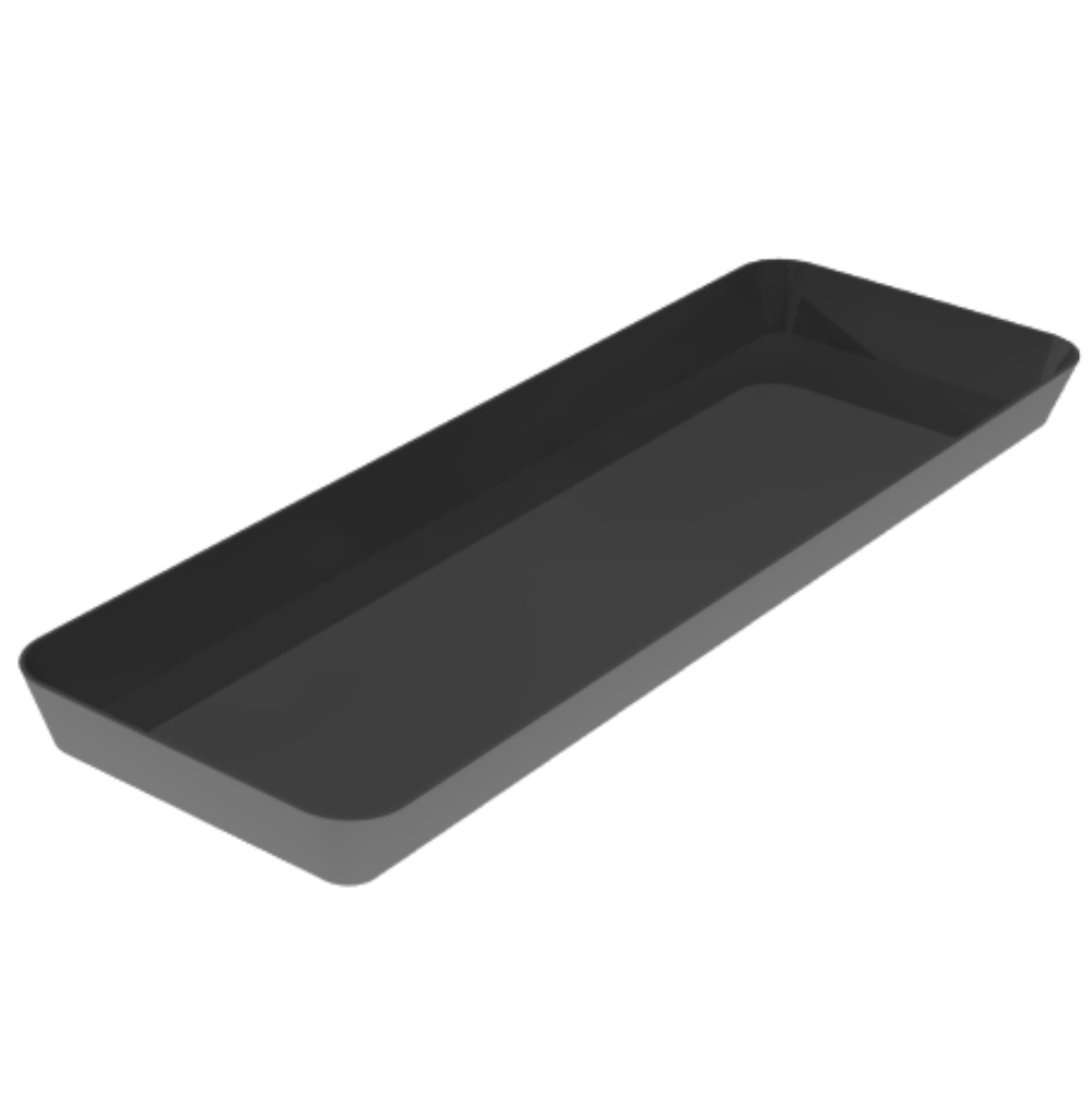 Plastic Deli Tray - 10"W X 30"D X 2"H