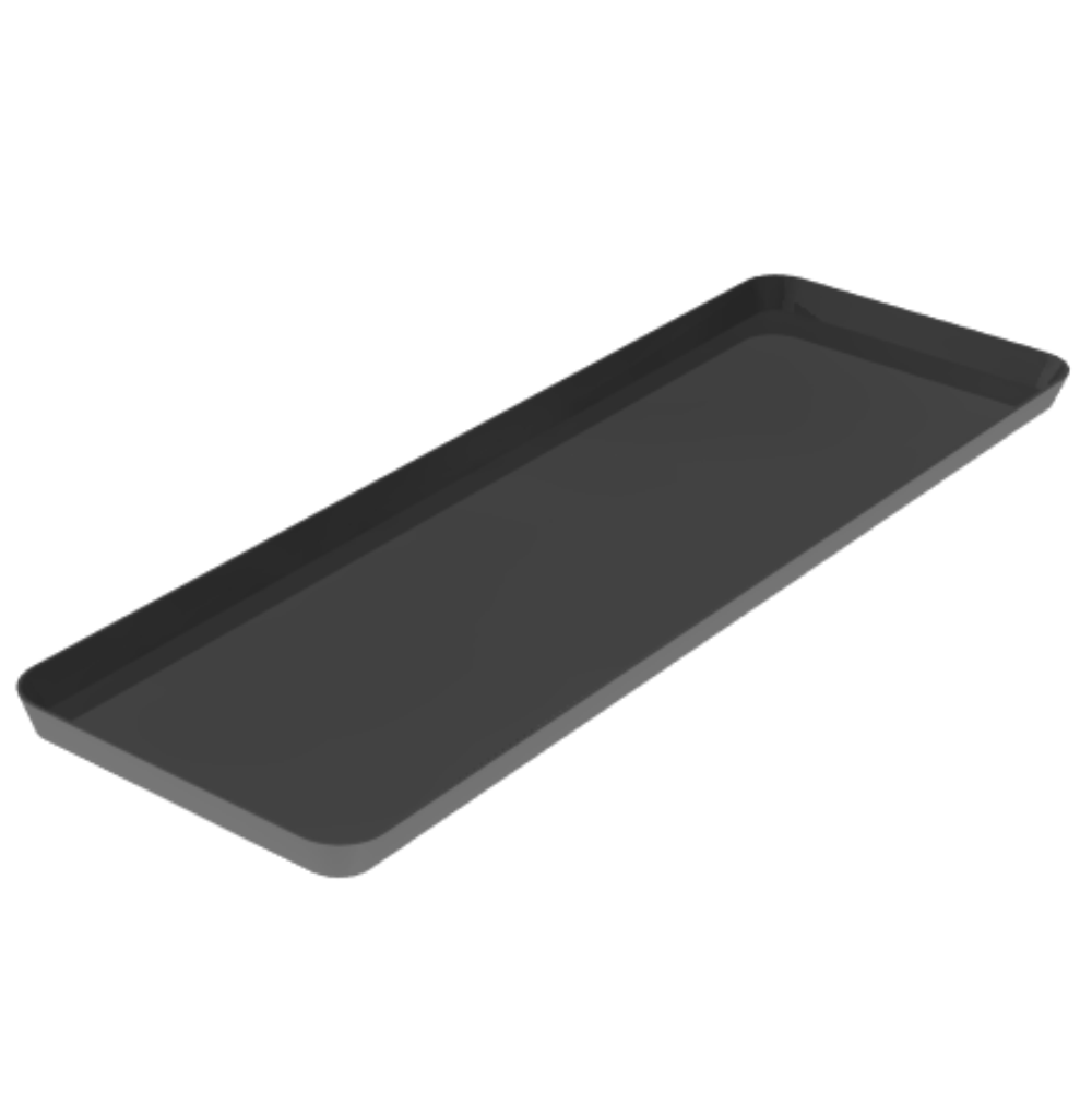 Plastic Deli Tray - 10"W X 30"D X 1"H