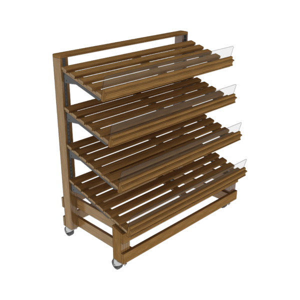 4-Shelf Inline Display
