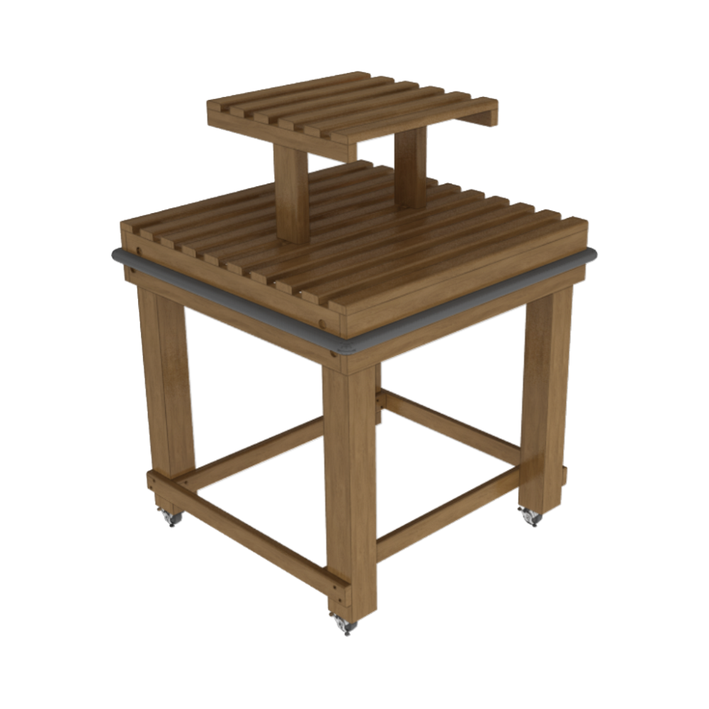 Small Square Table With Riser