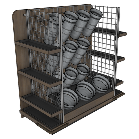 Floral Shelving Display