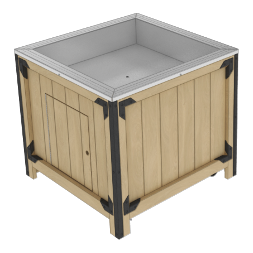 36” X 36” Ice Bin