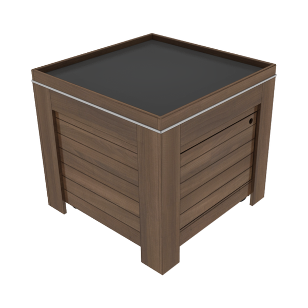 36" X 36" Orchard Bin With Hidden Ice Tub