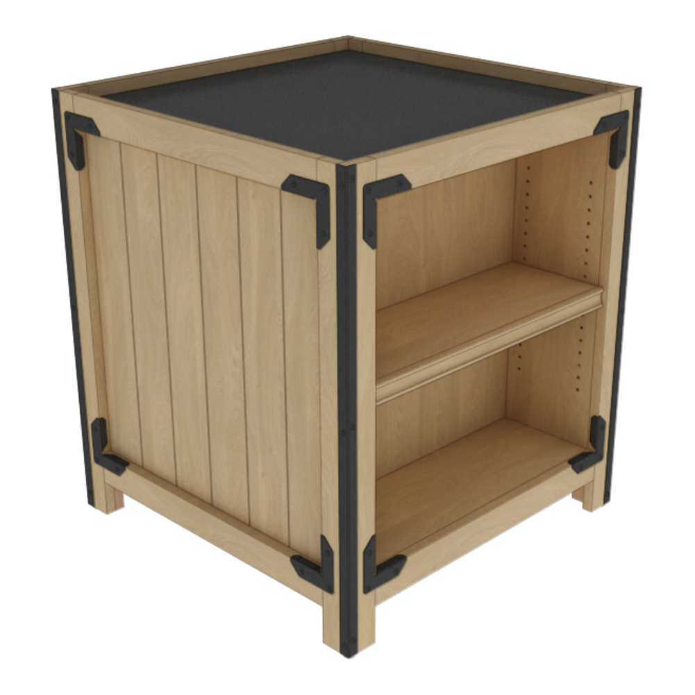 41” Tall Orchard Bin with Shelves