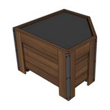 Wedge Front Orchard Bin