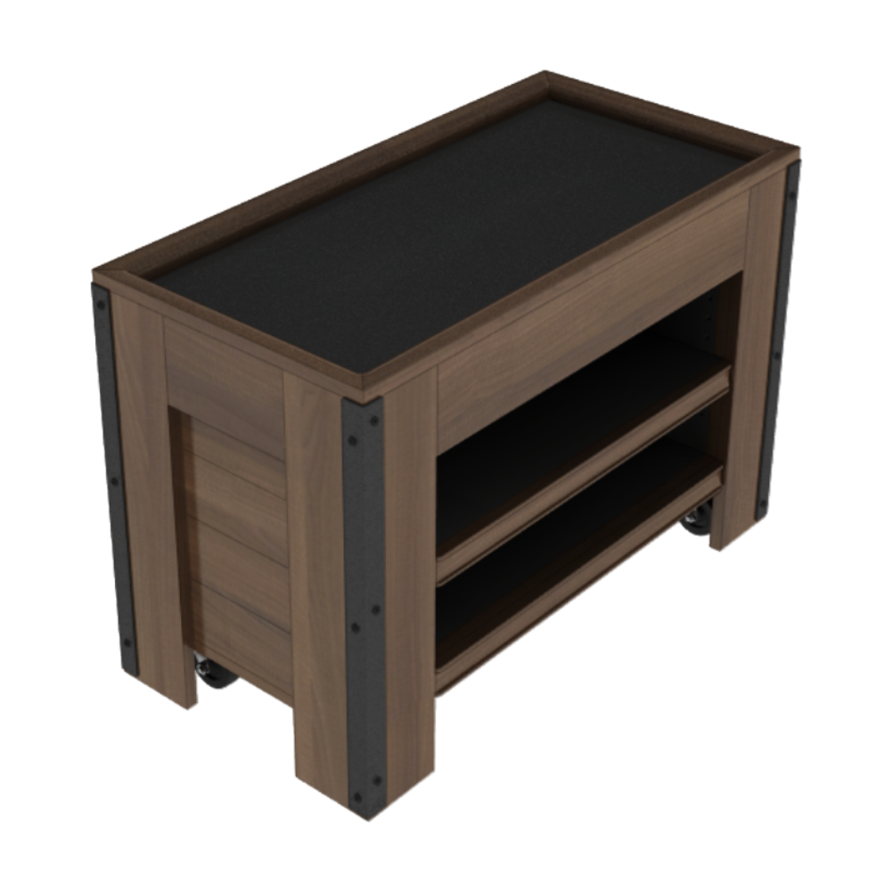 36" X 18" Orchard Bins With Shelves