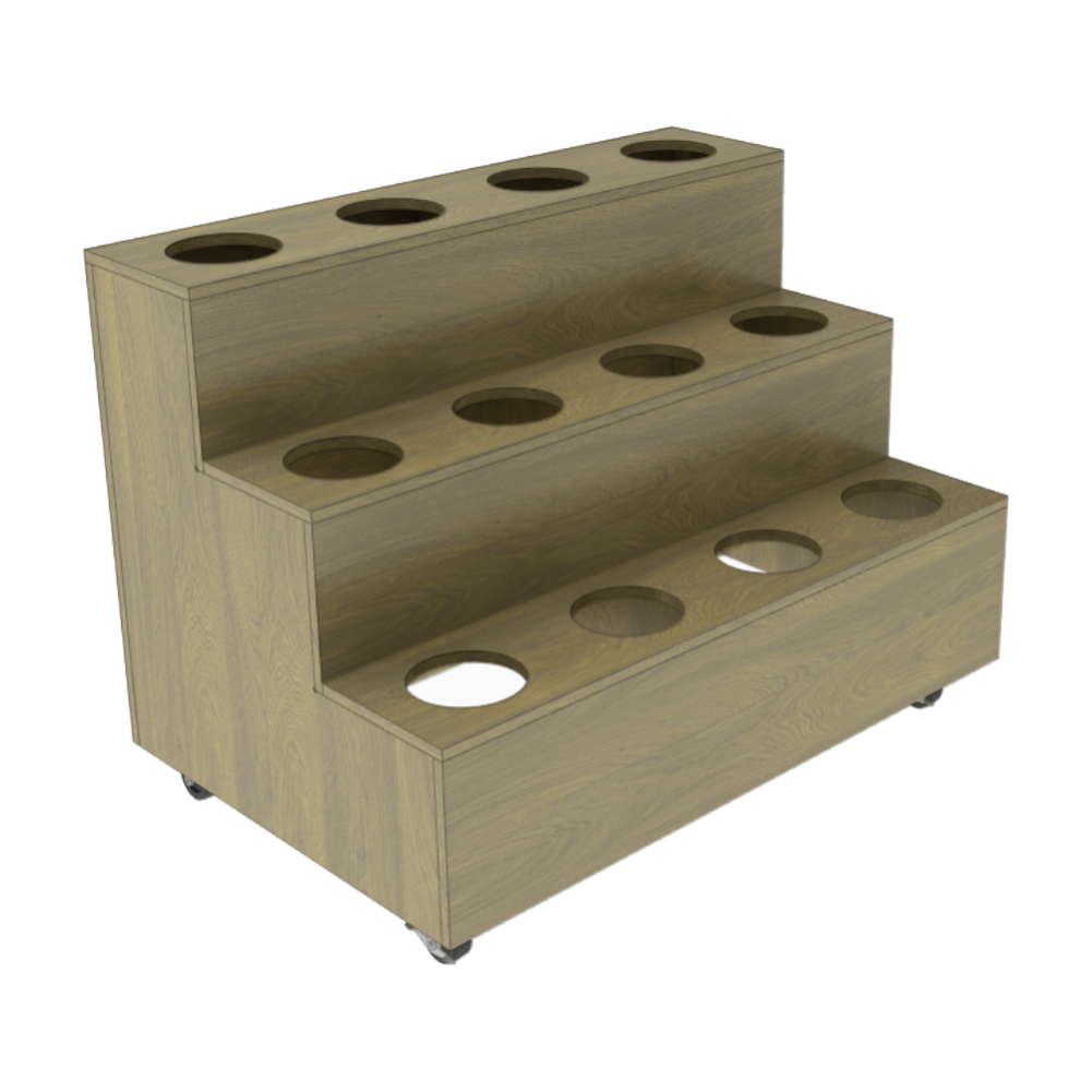 Single-Sided 3-Step Display