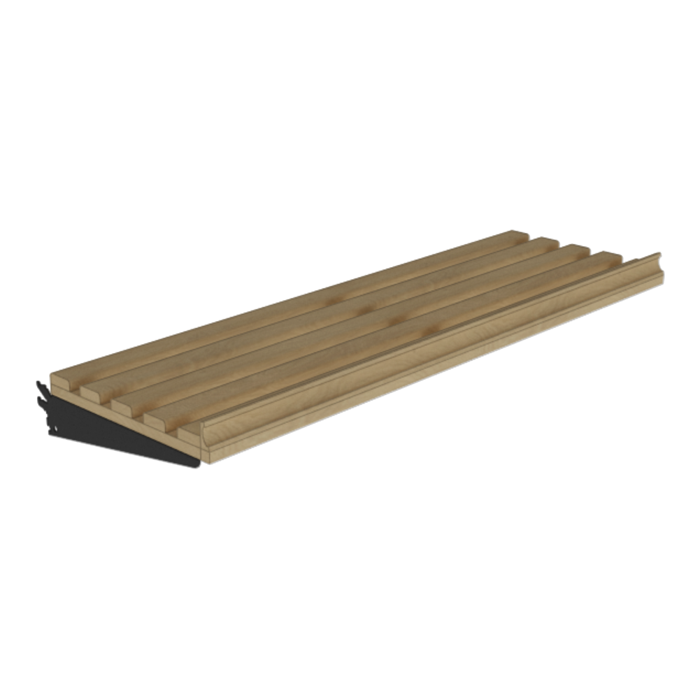 48” X 15” Adjustable Slatted Shelf