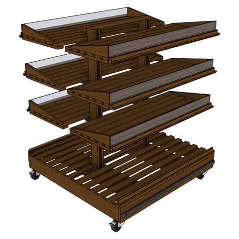 Standard Shelving Double Sided Display