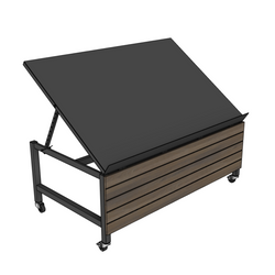 72" X 48" Adjustable Euro Table