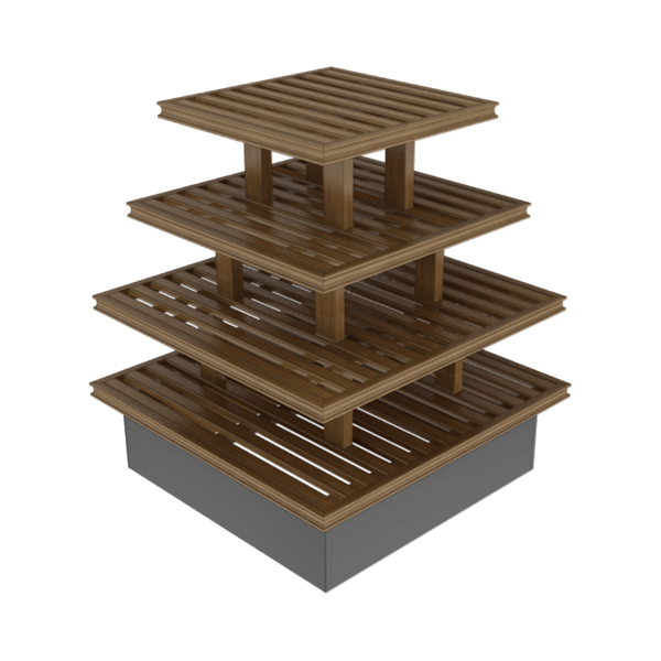 Multi-Tiered Shop Around Display