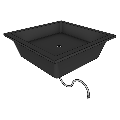 36" X 36" Wet Liner With Drain