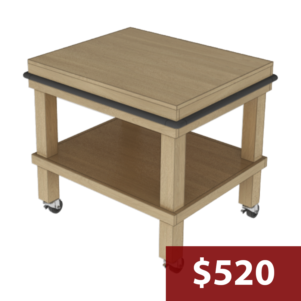SMALL 2-TIER TABLE