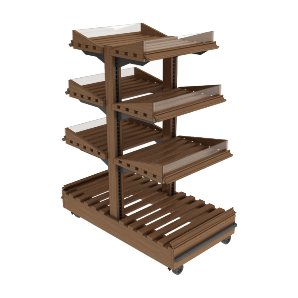 24" Double-Sided Display – Tiered