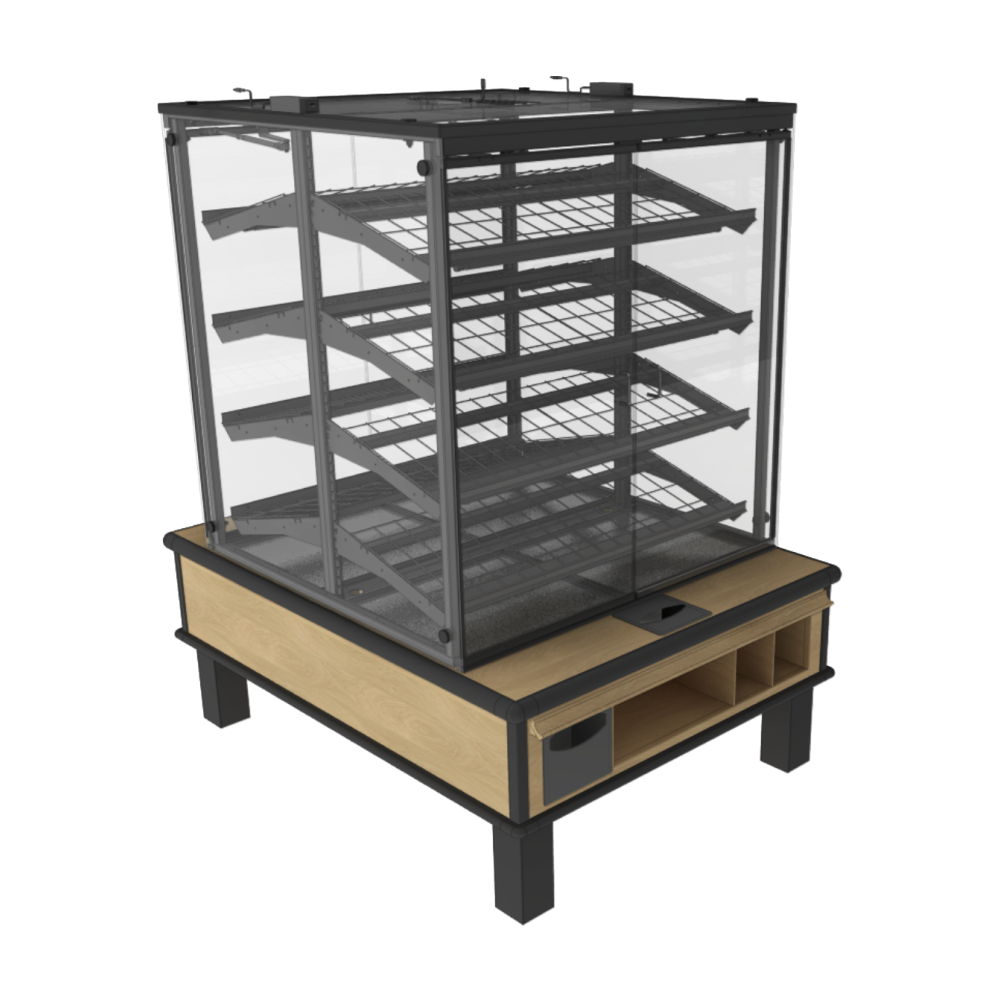 Tall Double Sided Donut Case