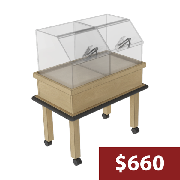 BOLILLO BIN TABLE