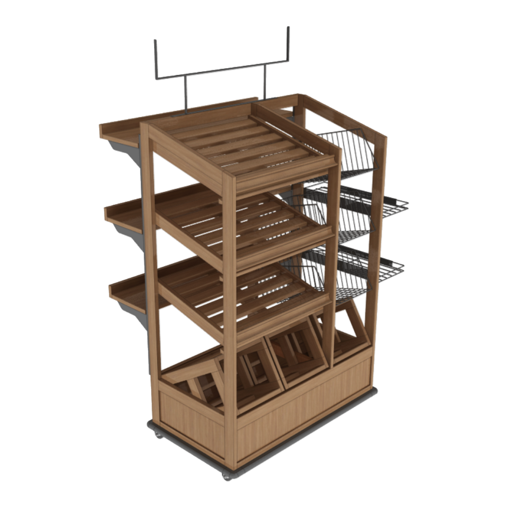 Organized Bakery Rack