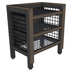 3-Tier Underbunk Merchandiser