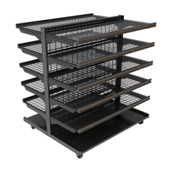 5-Shelf Double Sided Displays