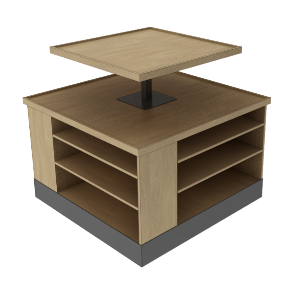 2-Sided Pedestal Display