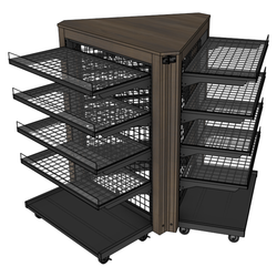 Triangular Shelving Display