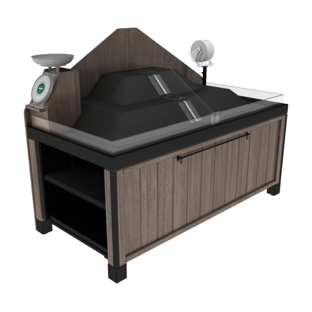 End Cap With 2-Step Riser