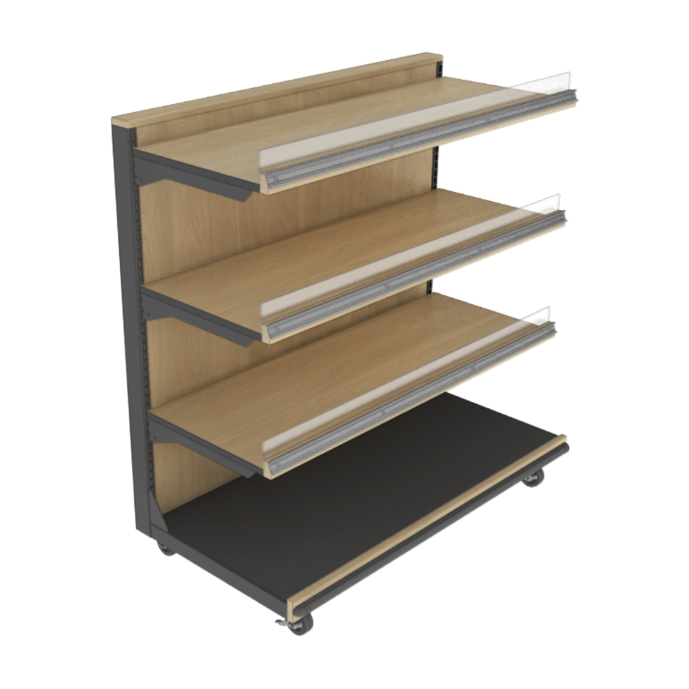 3-Shelf End Cap