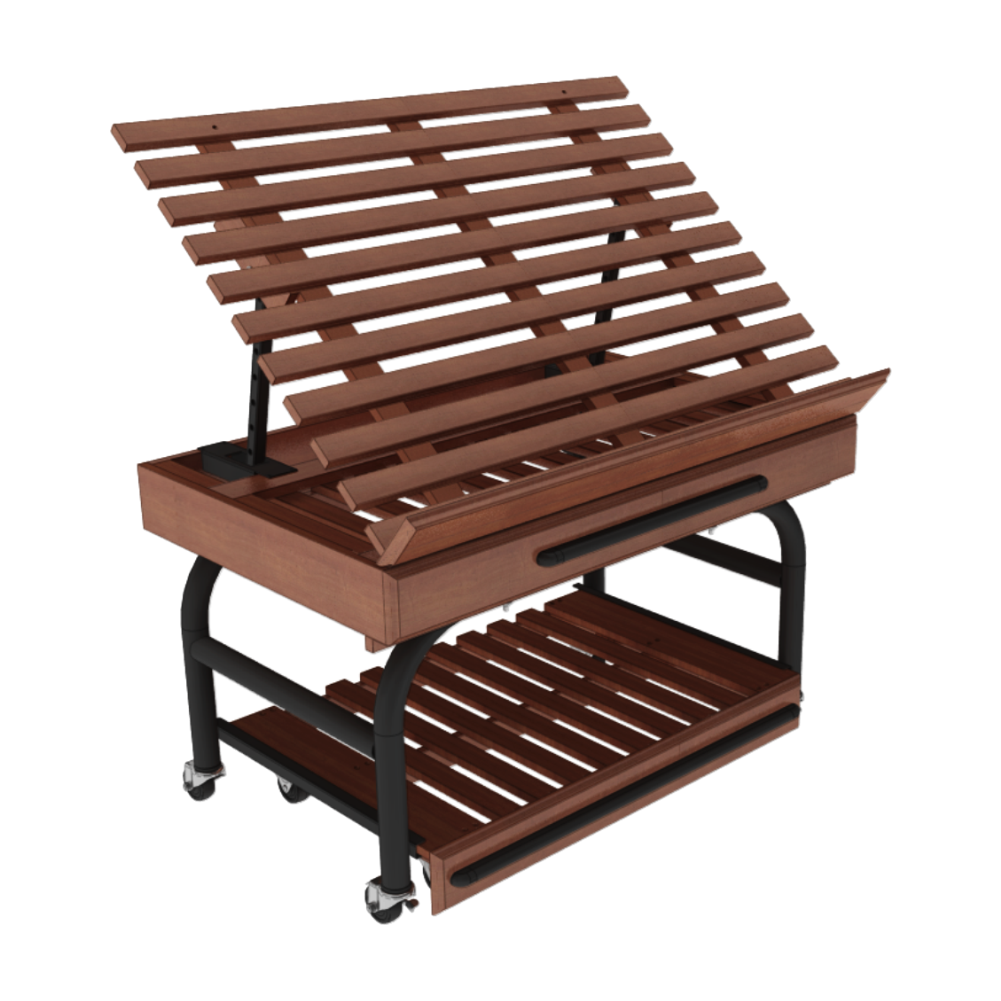 Euro Table With Pull-Out Pallet