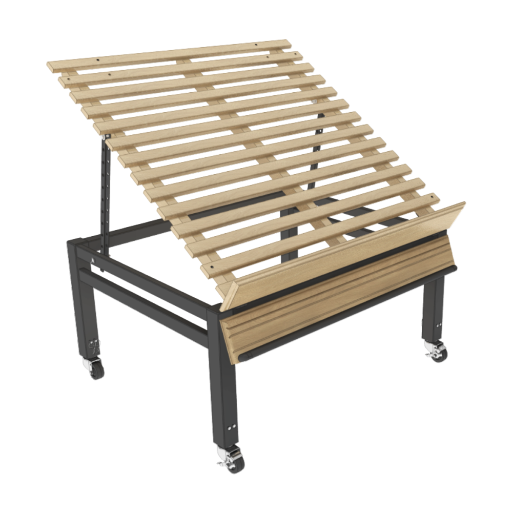 Slatted Wood Euro Table