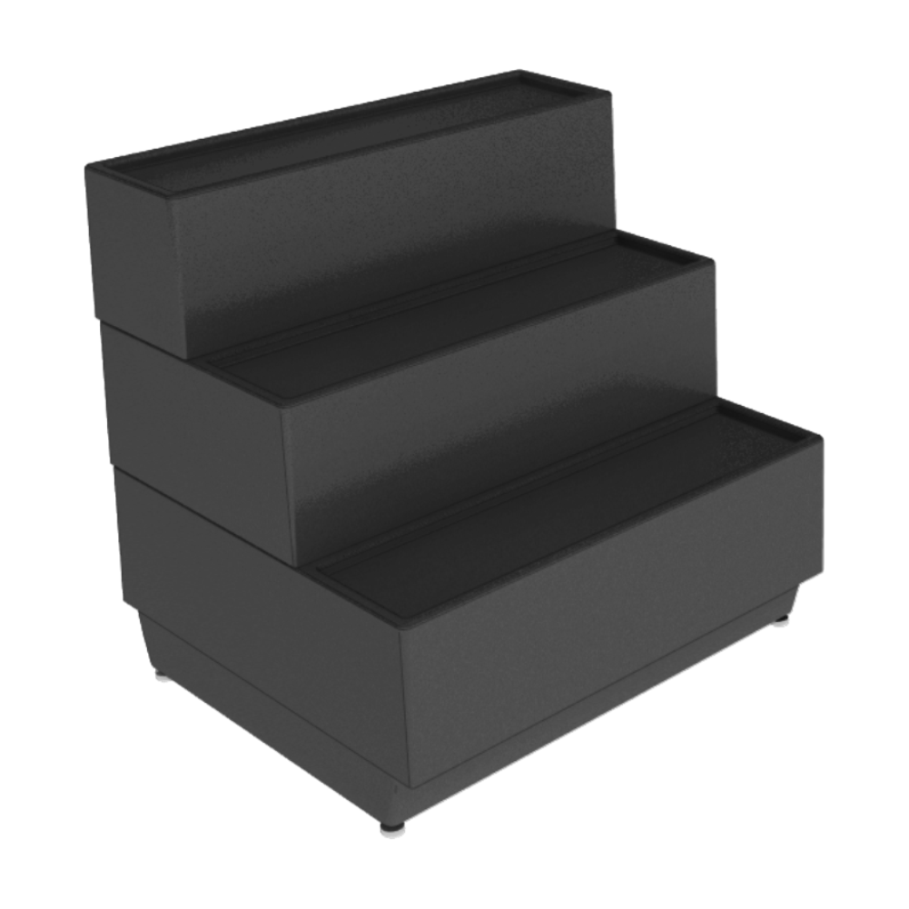 3-Step Floral Wall Unit