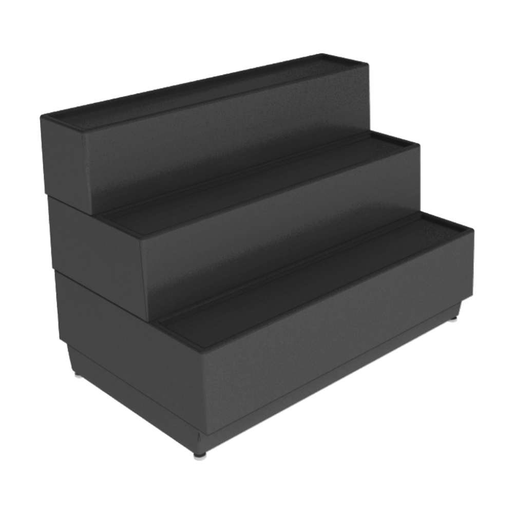 3-Step Floral Wall Unit