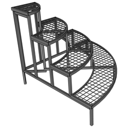 4-Tier Shelving – Quarter Round