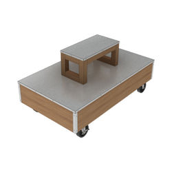 Rolling Floral Cart & Riser
