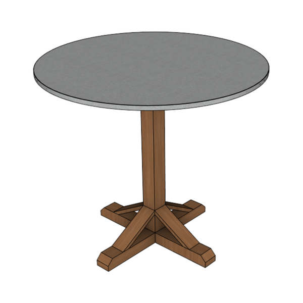 36" Tall Round Table