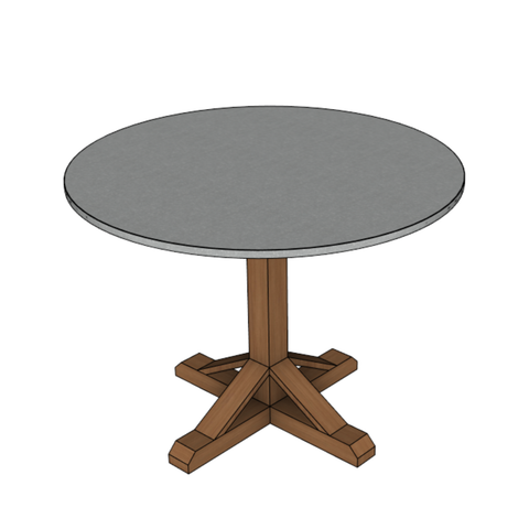30" Tall Round Table