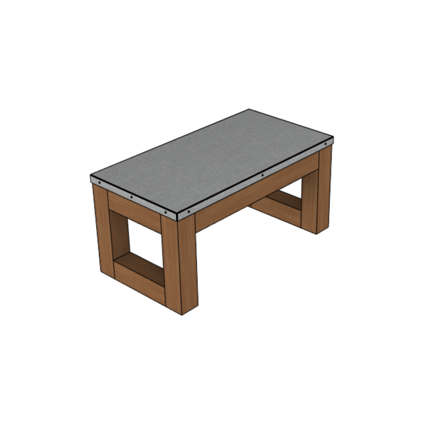 Rectangular Table Riser