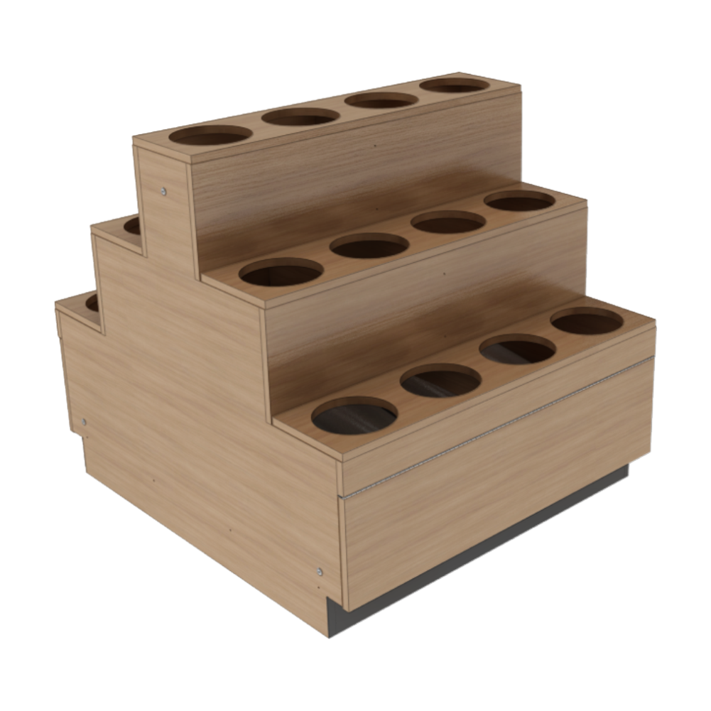 Double Sided 3-Step Display